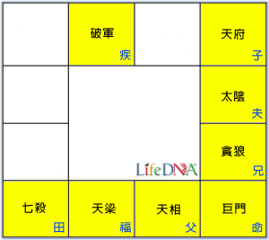 巨門星命盤圖