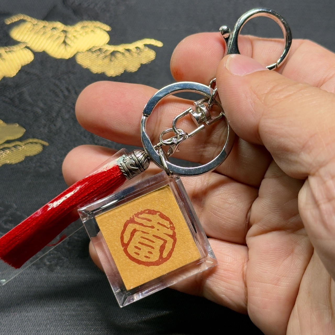 泥金大富 約3x3cm